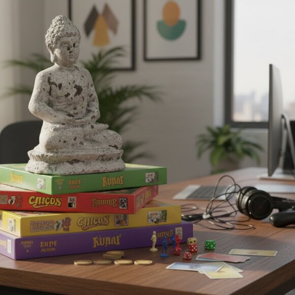 Cement Seated Buddha Statue | Tranquil Home & Garden Decor - Picture 3 of 6